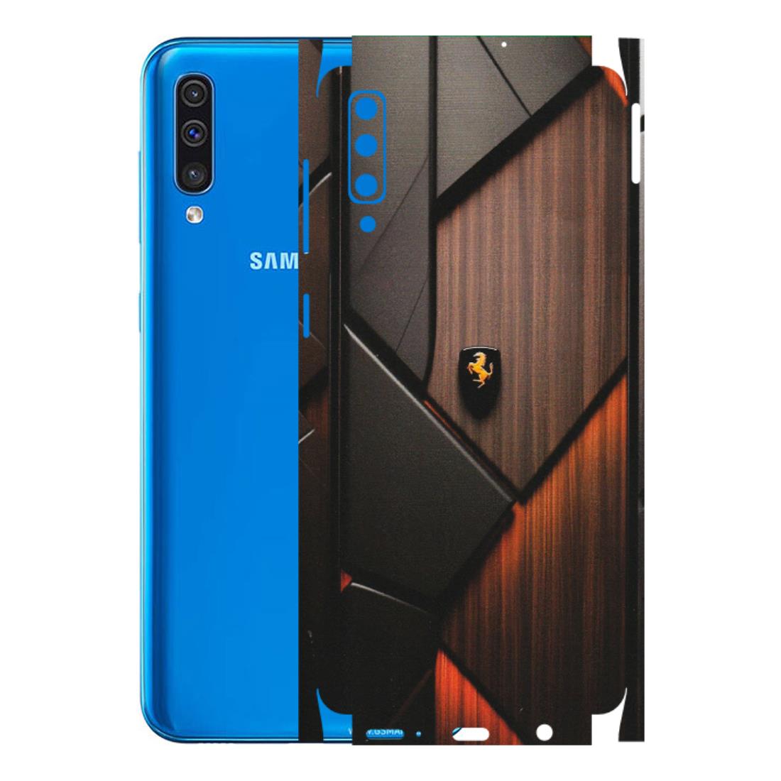 Samsung A/S Series Phone Skins (All Models) - Lambo Beauty Wood Pattern Sober - Matte Finish (M-51) Samsung Galaxy A50