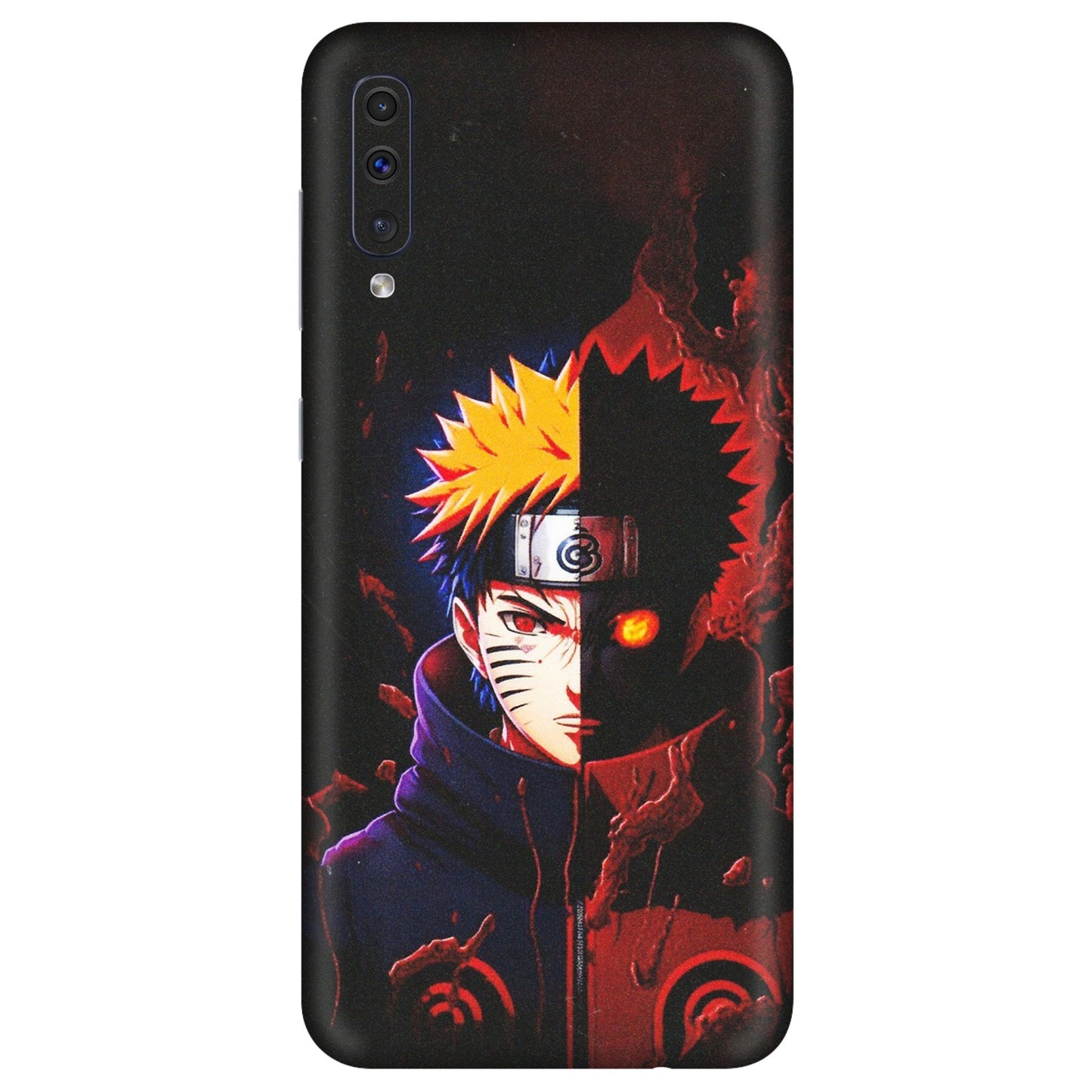 Samsung A/S Series Phone Skins (All Models) - Naruto X Evil - Matte Finish (M-70) Samsung Galaxy A50