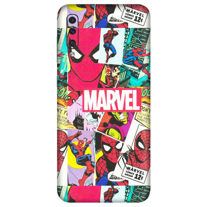 Samsung A/S Series Phone Skins (All Models) - Marvel Comic Spiderman Grafitti - Matte Finish (M-72) Samsung Galaxy A50