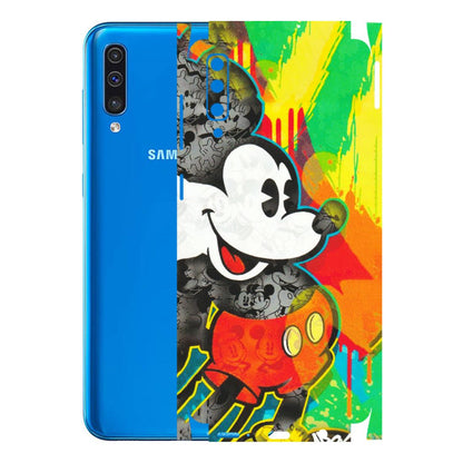 Samsung A/S Series Phone Skins (All Models) - Multiple Mickey With Colourful Texture - Matte Finish (M-84) Samsung Galaxy A50