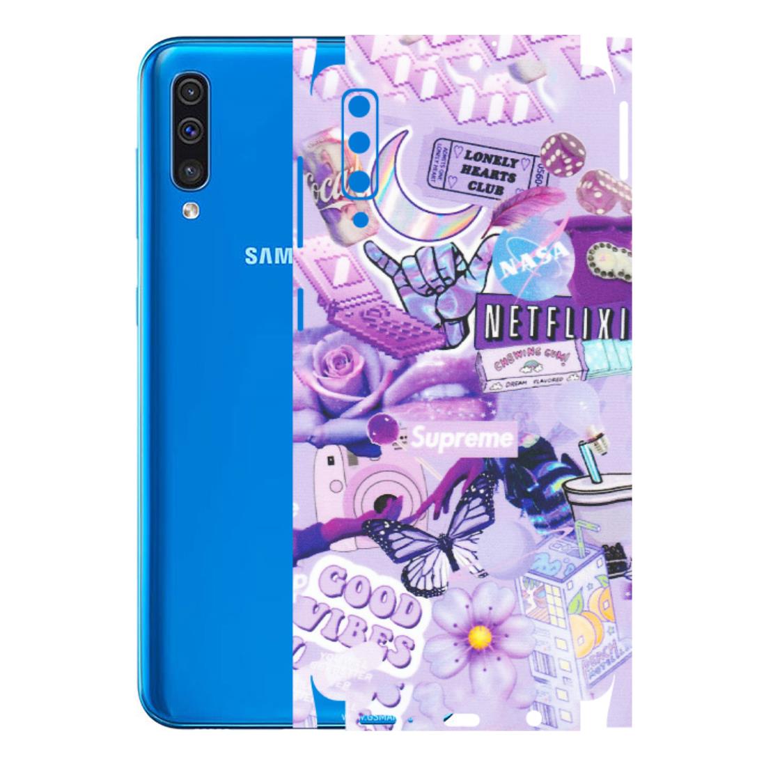Samsung A/S Series Phone Skins (All Models) - Supreme Purple Magic - Matte Finish (M-88) Samsung Galaxy A50