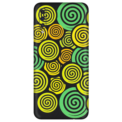 Samsung A/S Series Phone Skins (All Models) - Crazy Spiral - Matte Finish (M-91) Samsung Galaxy A50