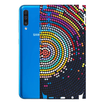 Samsung A/S Series Phone Skins (All Models) - Rainbow Dot Mandala - Matte Finish (M-97) Samsung Galaxy A50