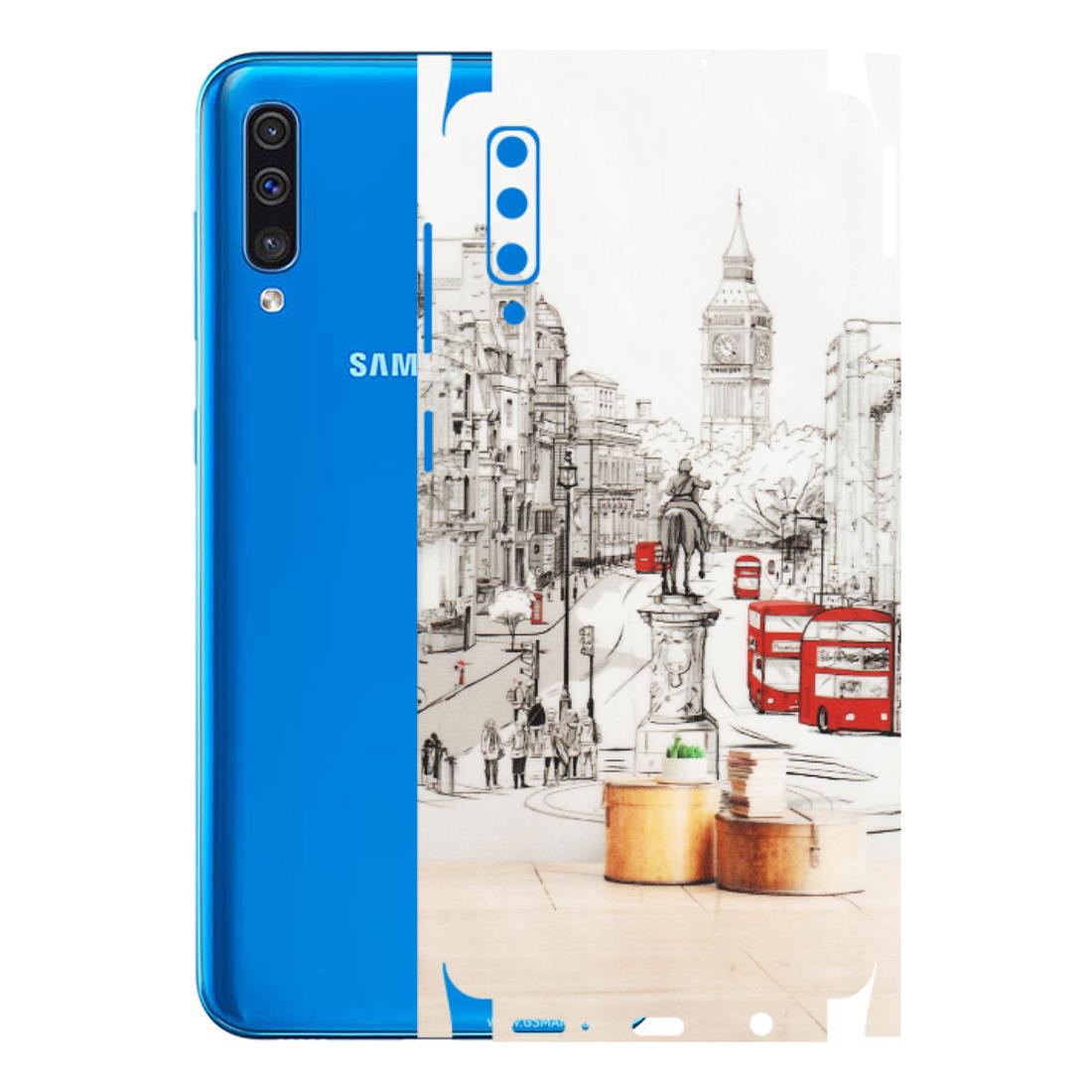 Samsung A/S Series Phone Skins (All Models) - London Street - Transparent Finish (T-02) Samsung Galaxy A50
