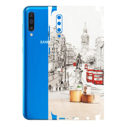 Samsung A/S Series Phone Skins (All Models) - London Street - Transparent Finish (T-02) Samsung Galaxy A50