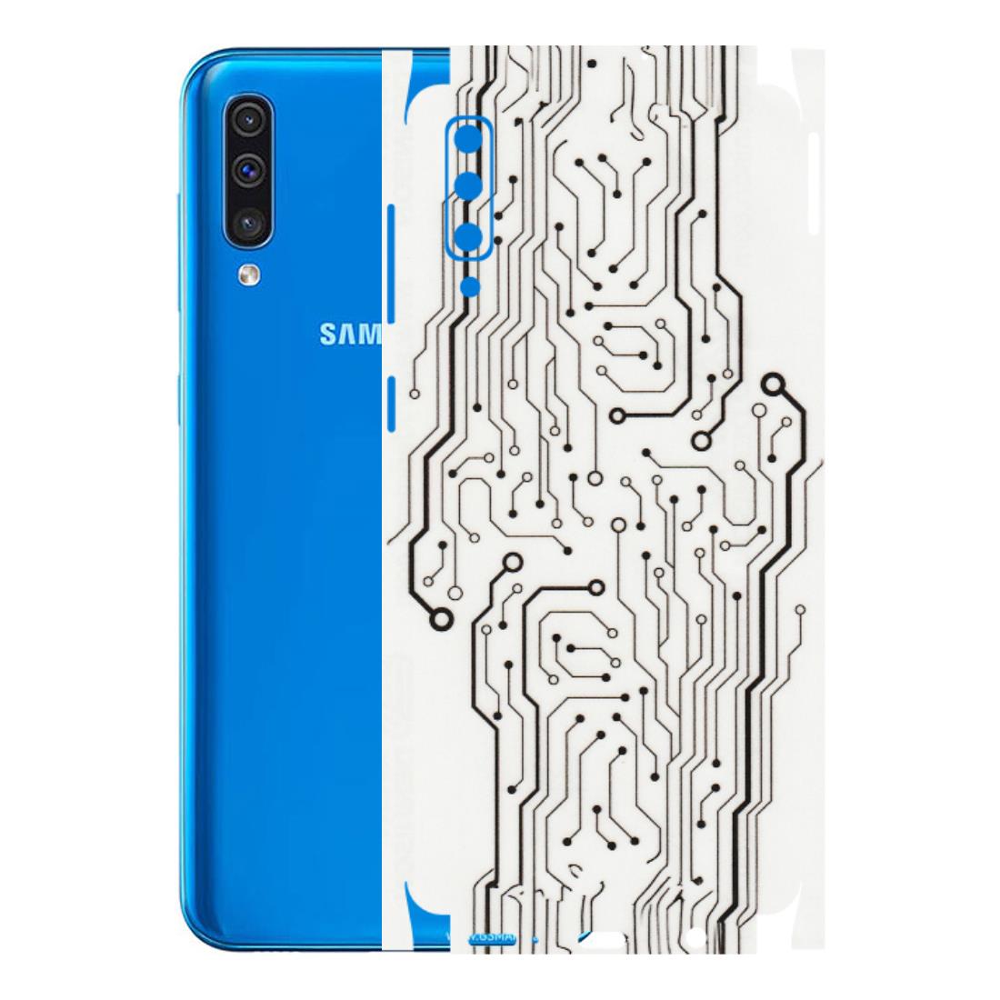 Samsung A/S Series Phone Skins (All Models) - Tech Circuits - Transparent Finish (T-03) Samsung Galaxy A50