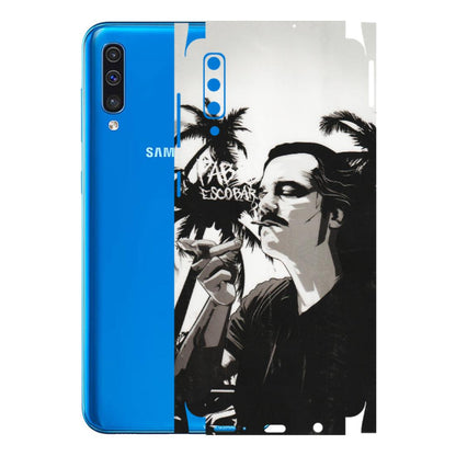 Samsung A/S Series Phone Skins (All Models) - Pab Escobar - Transparent Finish (T-05) Samsung Galaxy A50