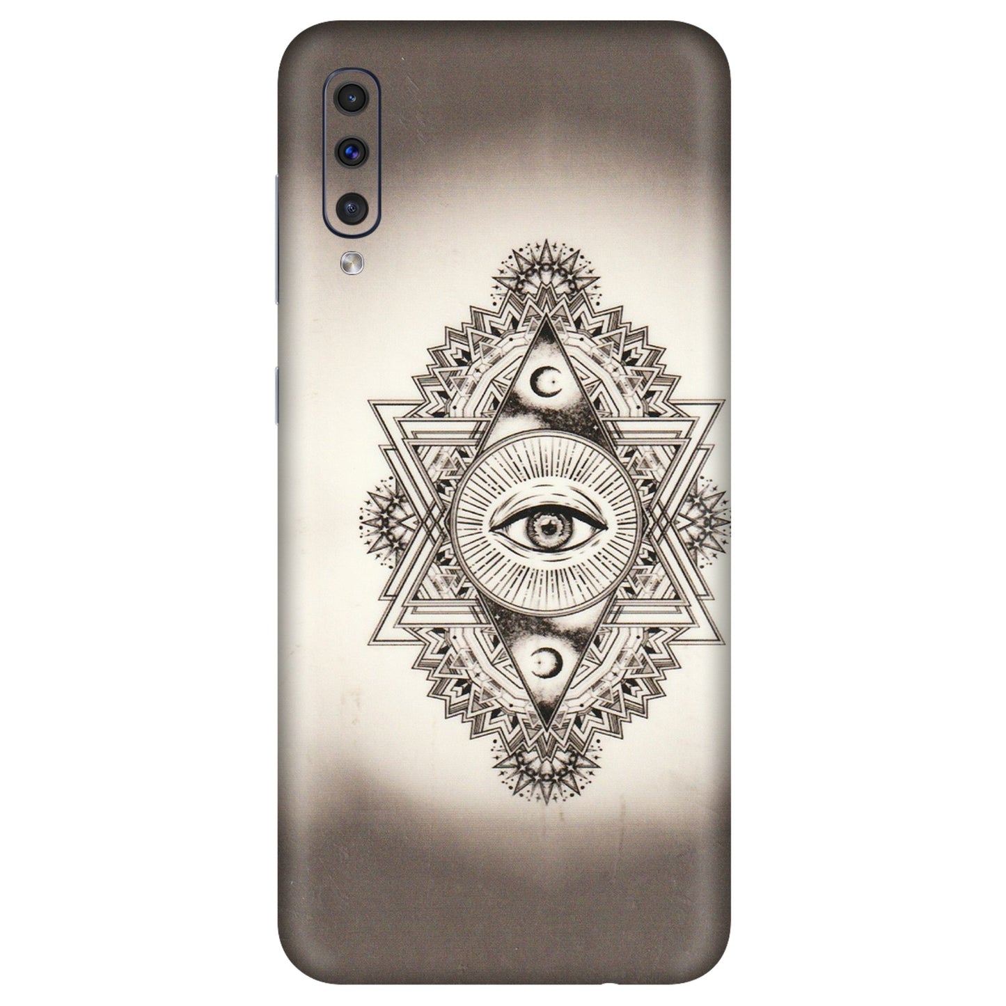 Samsung A/S Series Phone Skins (All Models) - Illuminati Great Eye - Transparent Finish (T-14) Samsung Galaxy A50