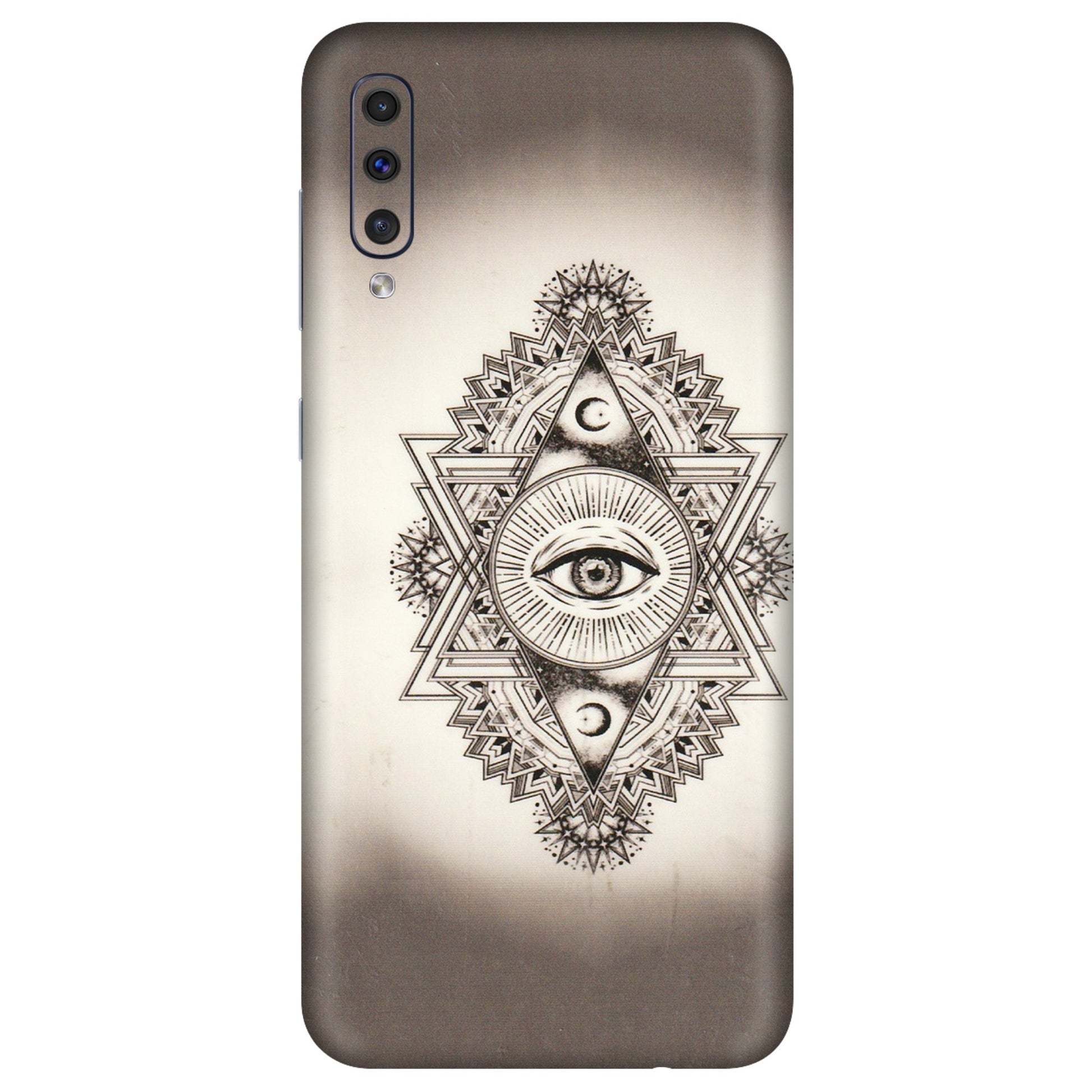 Samsung A/S Series Phone Skins (All Models) - Illuminati Great Eye - Transparent Finish (T-14) Samsung Galaxy A50
