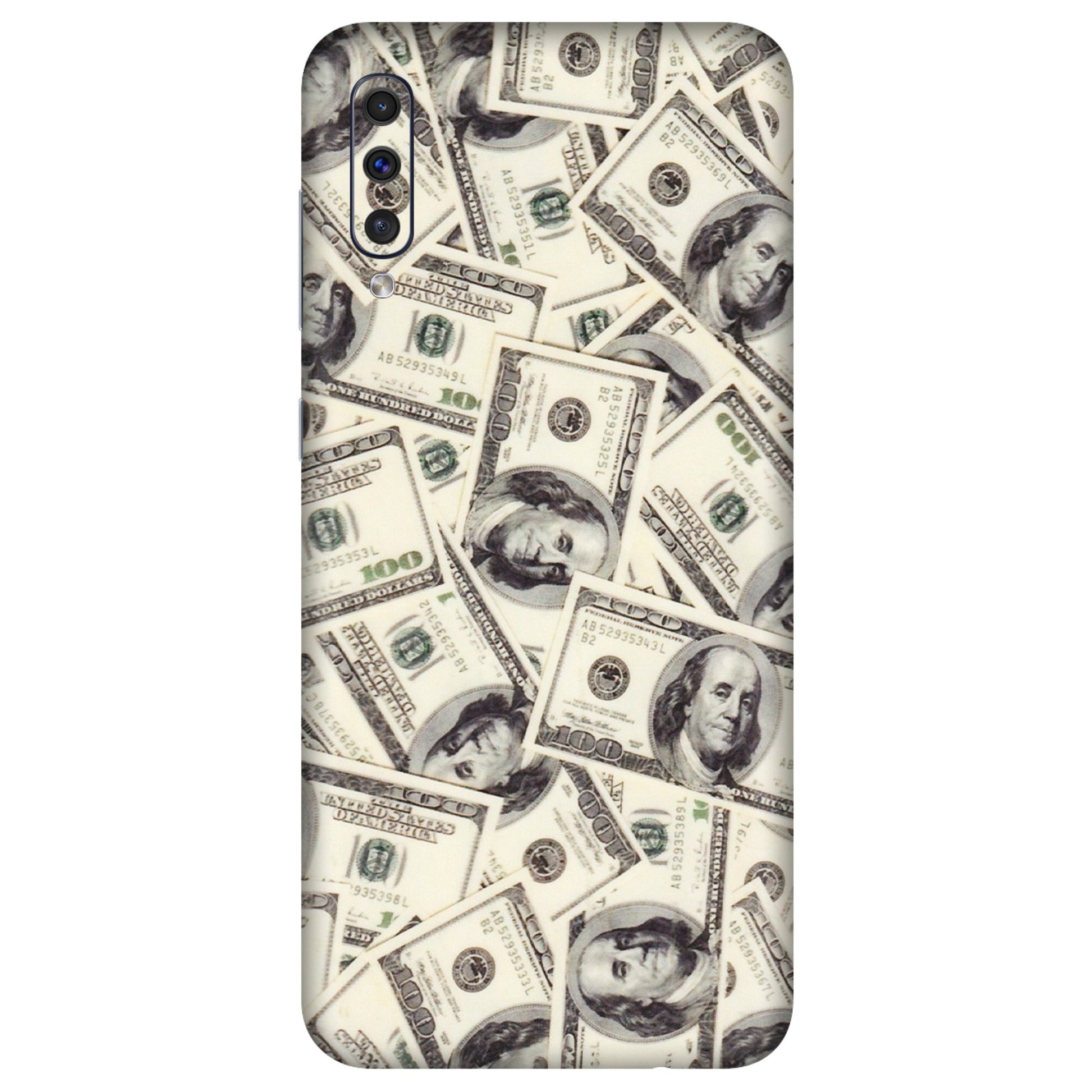 Samsung A/S Series Phone Skins (All Models) - Dollar Lover - Transparent Finish (T-17) Samsung Galaxy A50