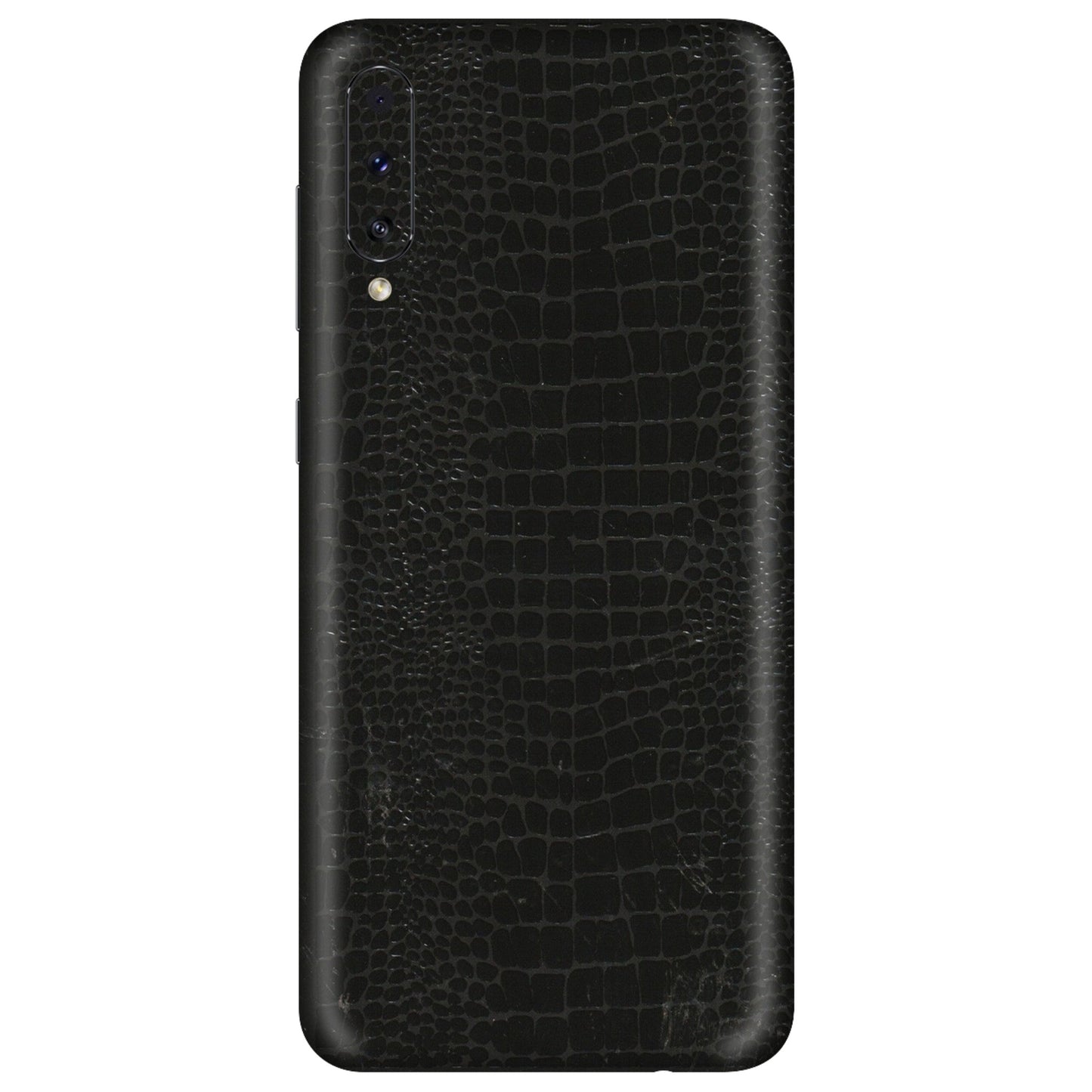 Samsung A/S Series Phone Skins (All Models) - Snake Leather Black - 3D Embossed Finish (L-107) Samsung Galaxy A50S