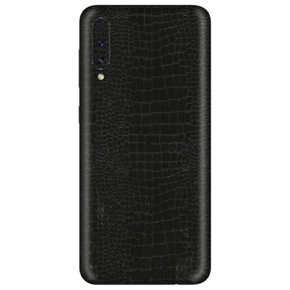 Samsung A/S Series Phone Skins (All Models) - Snake Leather Black - 3D Embossed Finish (L-107) Samsung Galaxy A50S