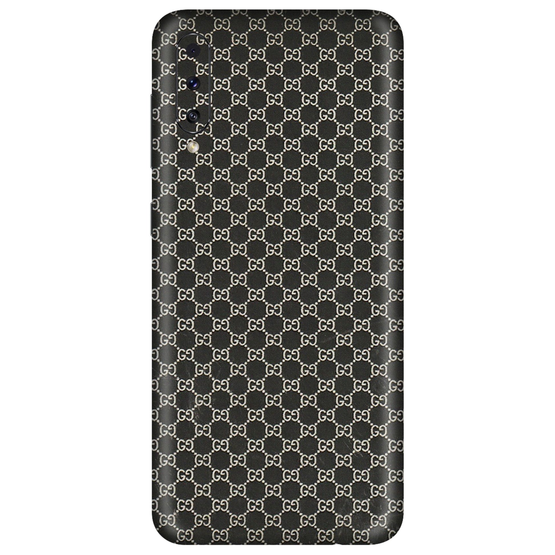 Samsung A/S Series Phone Skins (All Models) - Black G Print - 3D Embossed Finish (L-109) Samsung Galaxy A50S