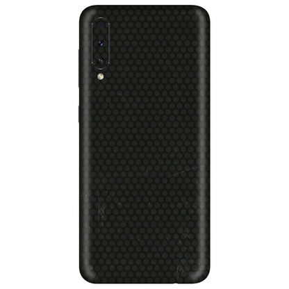 Samsung A/S Series Phone Skins (All Models) - Black honeycomb - 3D Embossed Finish (L-114) Samsung Galaxy A50S