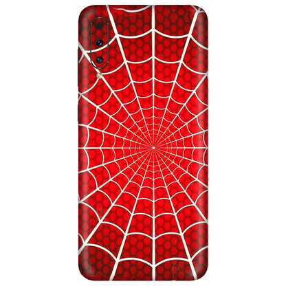 Samsung A/S Series Phone Skins (All Models) - Classic Spidey Web - 3D Embossed Finish (L-115) Samsung Galaxy A50S