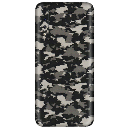 Samsung A/S Series Phone Skins (All Models) - Black/Grey Camoflaunge - 3D Embossed Finish (L-142) Samsung Galaxy A50S