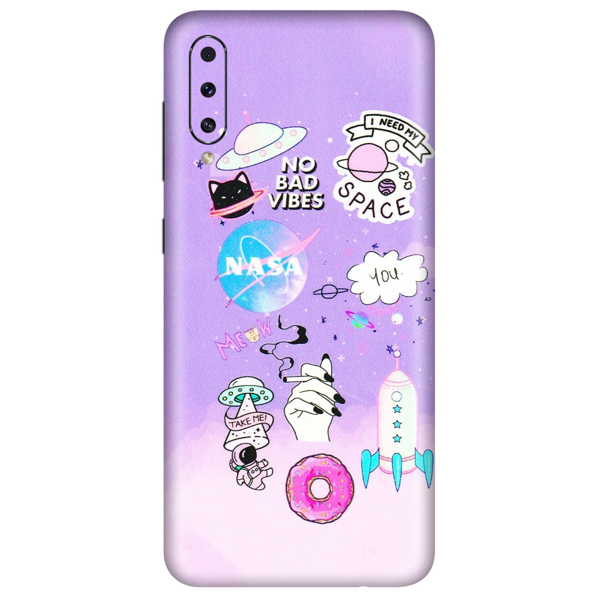 Samsung A/S Series Phone Skins (All Models) - I Need My Nasa Skin - 3D Embossed Finish (L-149) Samsung Galaxy A50S