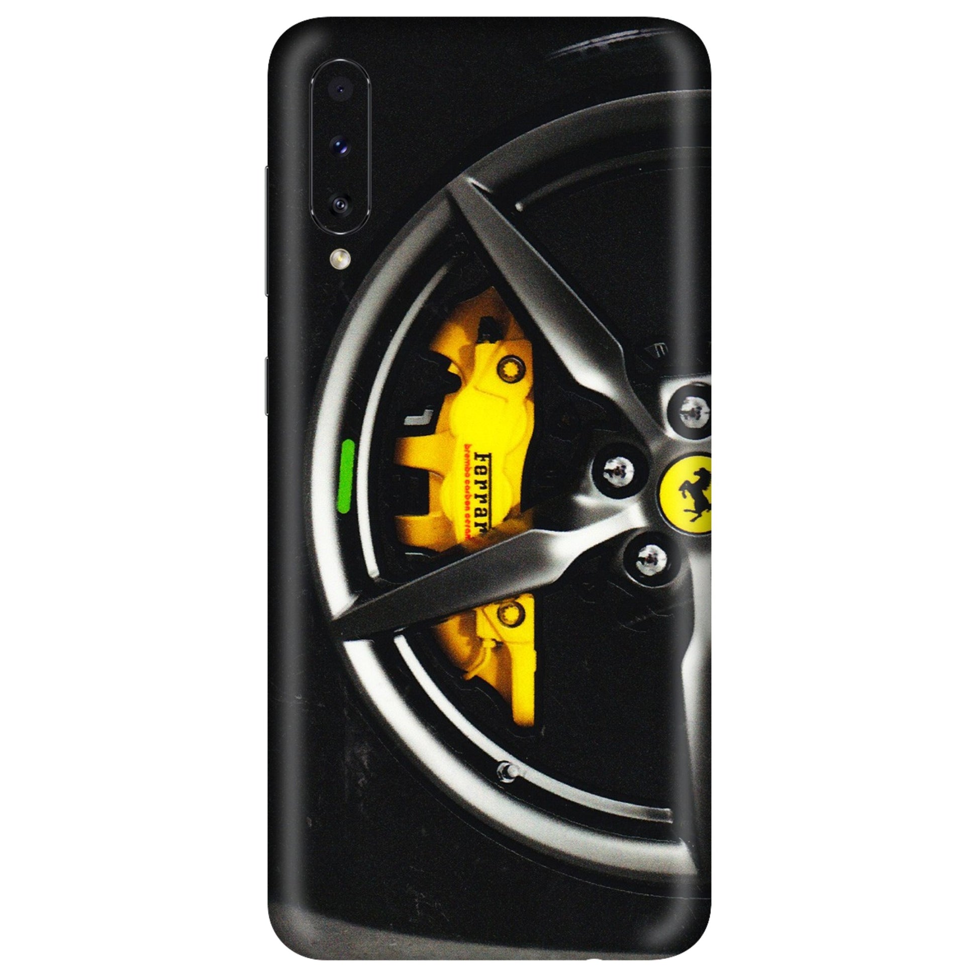 Samsung A/S Series Phone Skins (All Models) - Ferrari Wheel Alloy - 3D Embossed Finish (L-173) Samsung Galaxy A50S