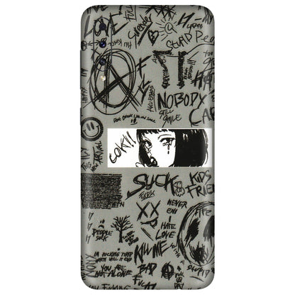 Samsung A/S Series Phone Skins (All Models) - Never Have Love Anime - 3D Embossed Finish (L-260) Samsung Galaxy A50S