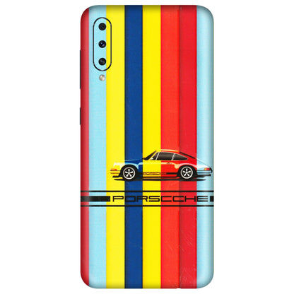 Samsung A/S Series Phone Skins (All Models) - Multicolour Porche - 3D Embossed Finish (L-39) Samsung Galaxy A50S