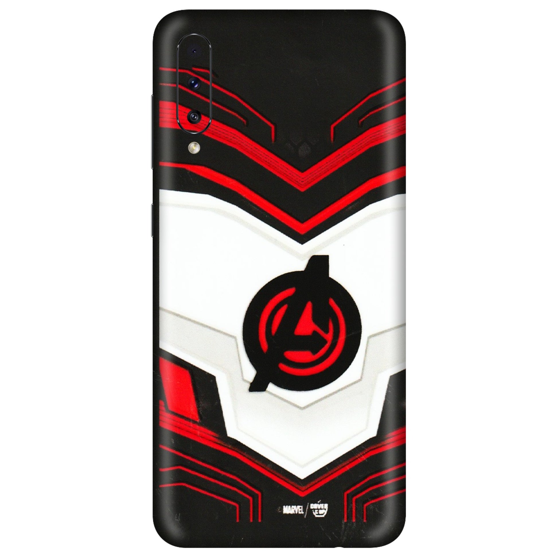 Samsung A/S Series Phone Skins (All Models) - Avengers Logo - 3D Embossed Finish (L-55) Samsung Galaxy A50S