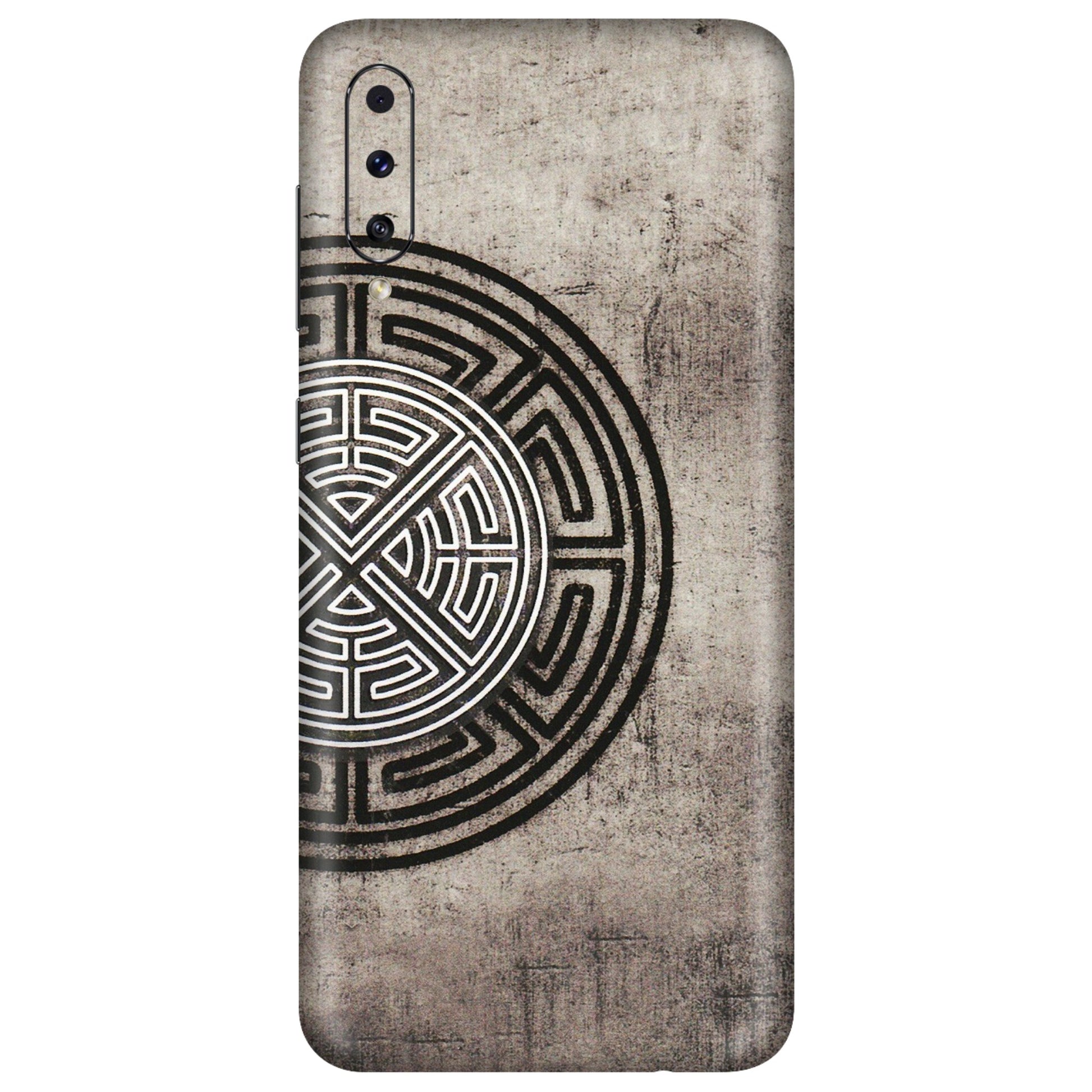Samsung A/S Series Phone Skins (All Models) - Mysterious Circular Design - 3D Embossed Finish (L-63) Samsung Galaxy A50S