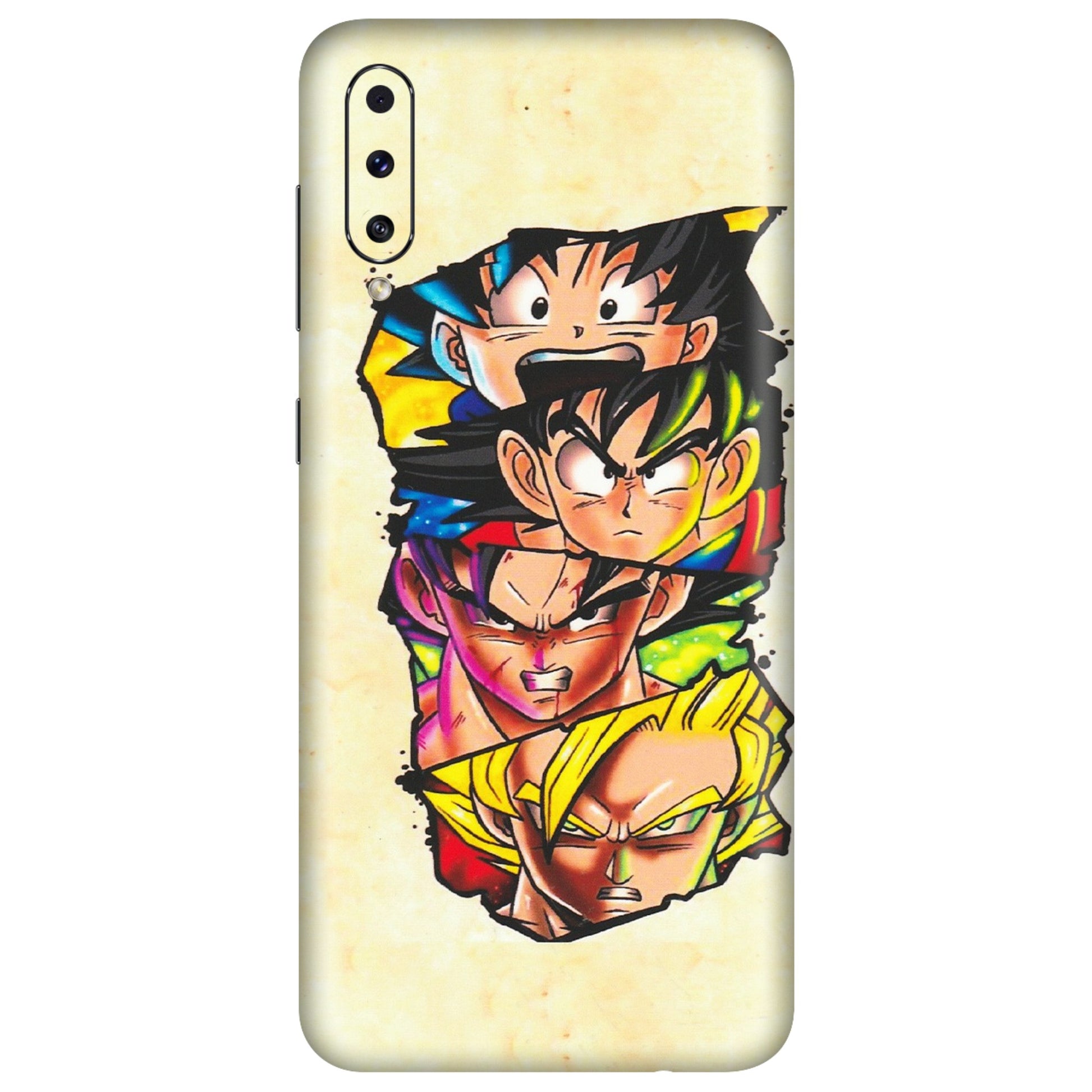 Samsung A/S Series Phone Skins (All Models) - Angry Multi Anime - Matte Finish (M-113) Samsung Galaxy A50S
