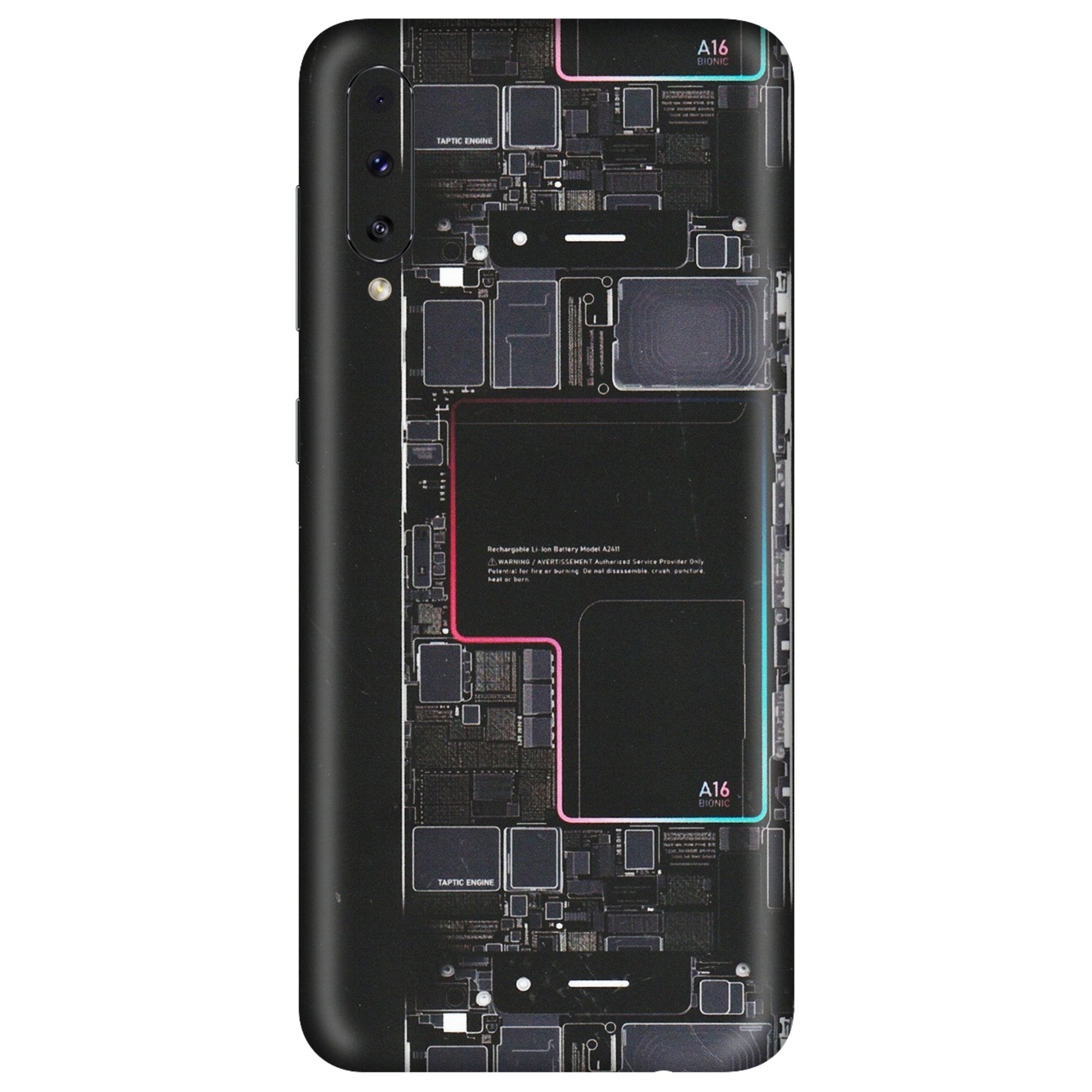 Samsung A/S Series Phone Skins (All Models) - Motherboard Circuit Layout - Matte Finish (M-117) Samsung Galaxy A50S