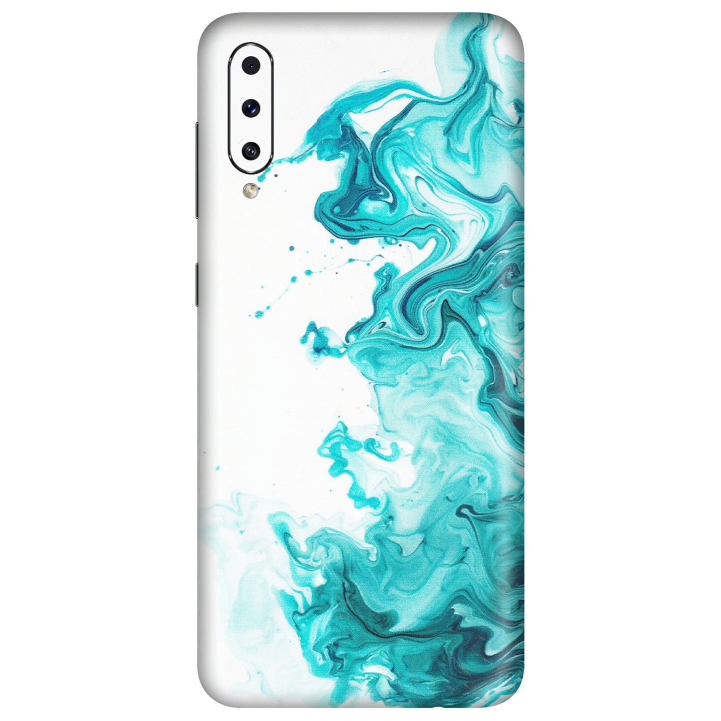 Samsung A/S Series Phone Skins (All Models) - Sky Blue Abstract Colour - Matte Finish (M-146) Samsung Galaxy A50S