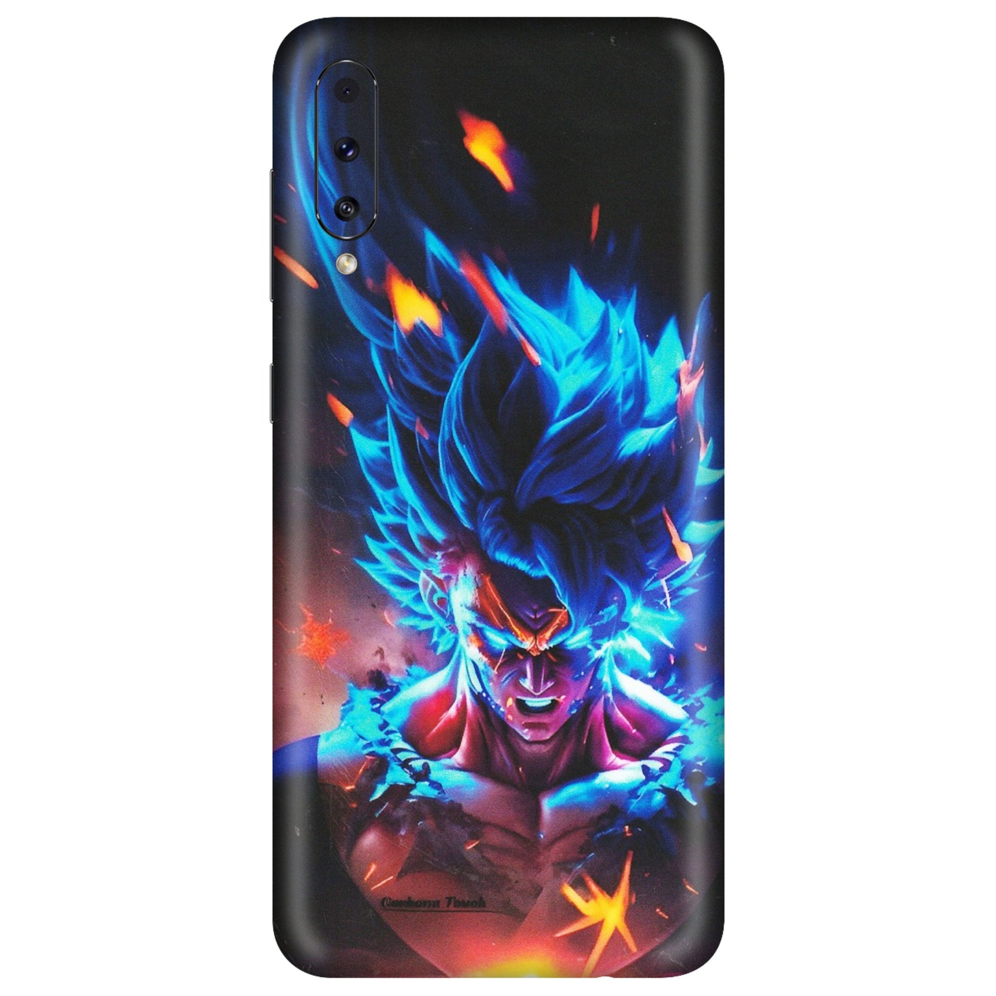 Samsung A/S Series Phone Skins (All Models) - Angry Goku Dragon Ball Anime - Matte Finish (M-150) Samsung Galaxy A50S