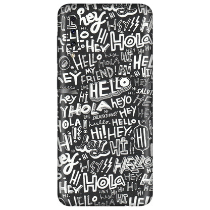 Samsung A/S Series Phone Skins (All Models) - Hi Hello Doodles - Matte Finish (M-25) Samsung Galaxy A50S
