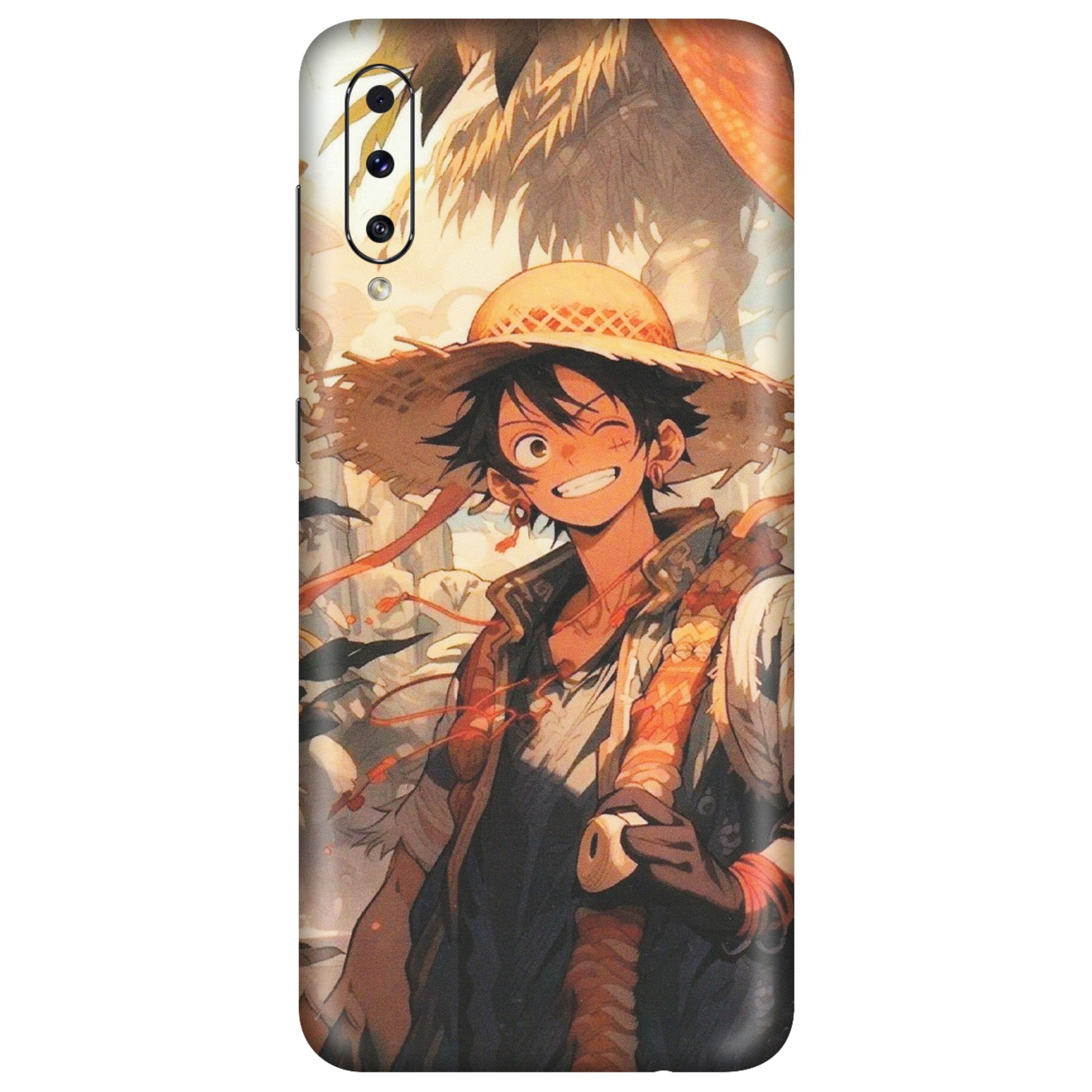 Samsung A/S Series Phone Skins (All Models) - Anime Character Smile - Matte Finish (M-33) Samsung Galaxy A50S
