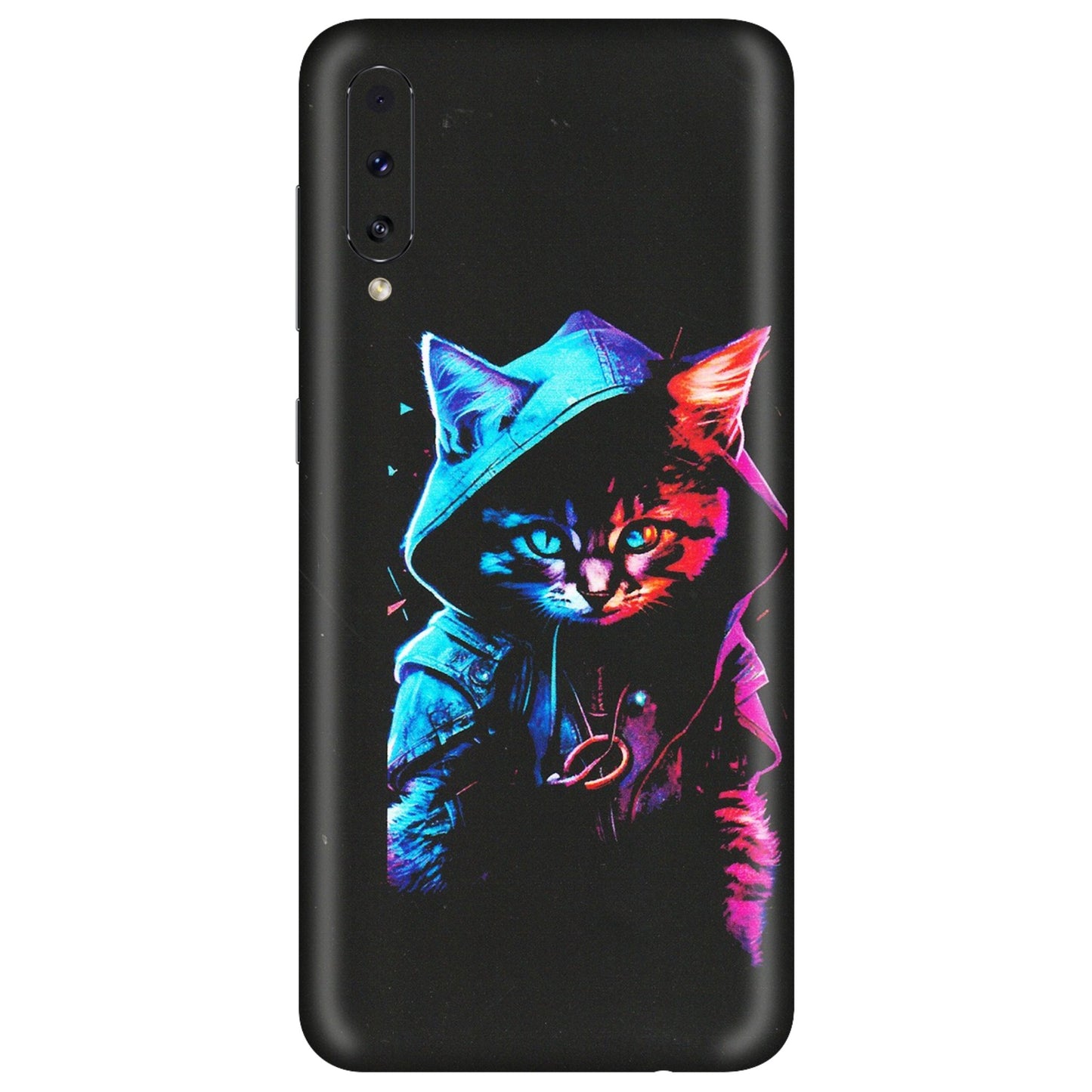 Samsung A/S Series Phone Skins (All Models) - Cyberpunk Cat - Matte Finish (M-45) Samsung Galaxy A50S