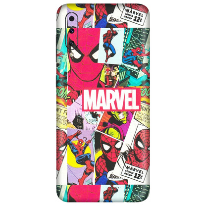 Samsung A/S Series Phone Skins (All Models) - Marvel Comic Spiderman Grafitti - Matte Finish (M-72) Samsung Galaxy A50S
