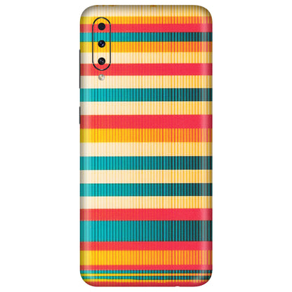 Samsung A/S Series Phone Skins (All Models) - Colourful Stripes Soothing Effect - Matte Finish (M-86) Samsung Galaxy A50S