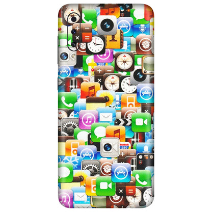 Samsung A/S Series Phone Skins (All Models) - All Apple Icons - Matte Finish (M-93) Samsung Galaxy A50S