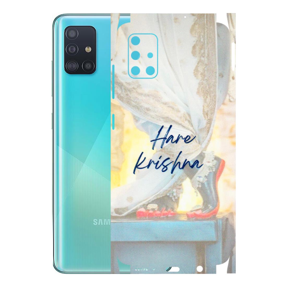 Samsung A/S Series Phone Skins (All Models) - Hare Krishna - 3D Embossed Finish (L-03) Samsung Galaxy A51