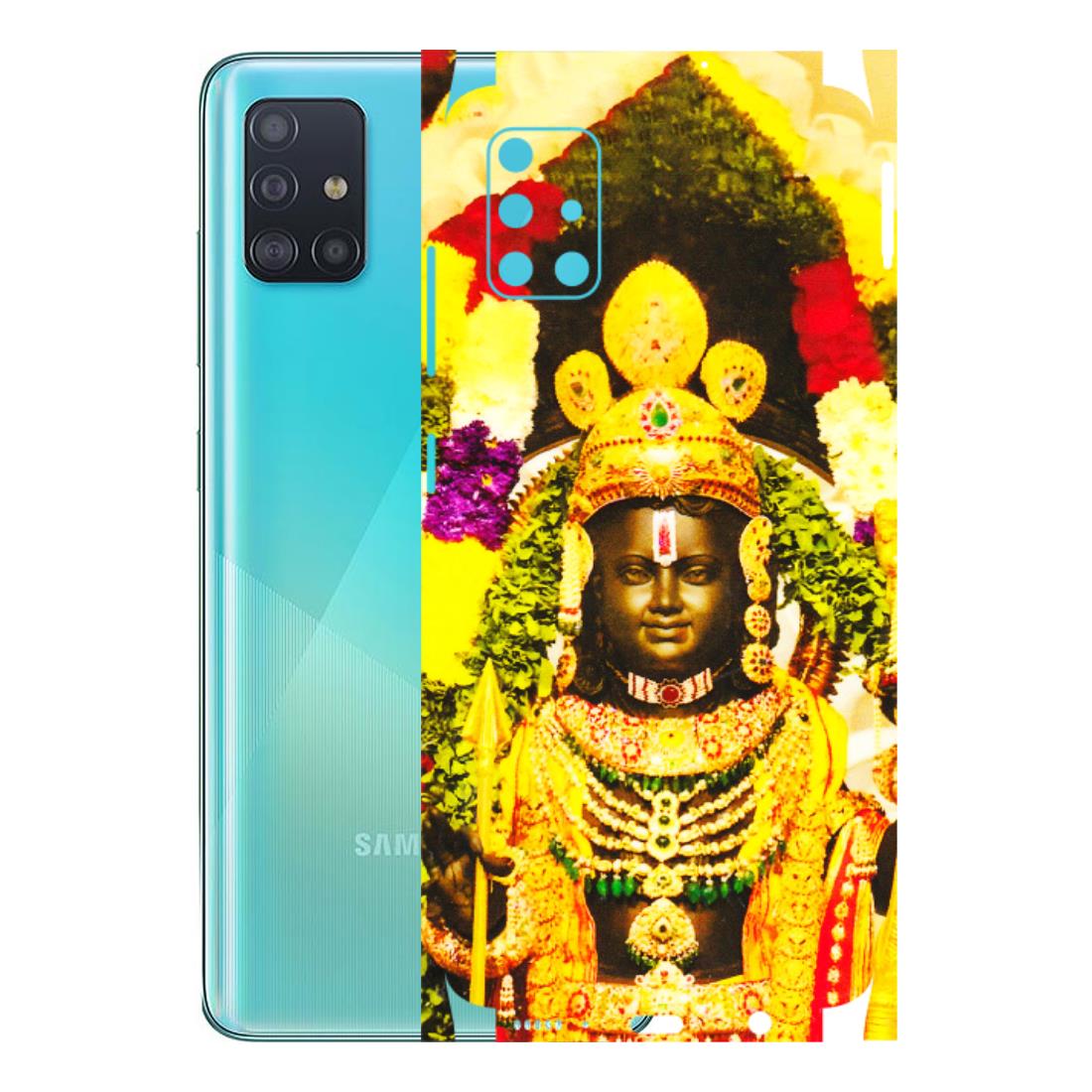 Samsung A/S Series Phone Skins (All Models) - Ram Lalla Ayodhya - 3D Embossed Finish (L-103) Samsung Galaxy A51