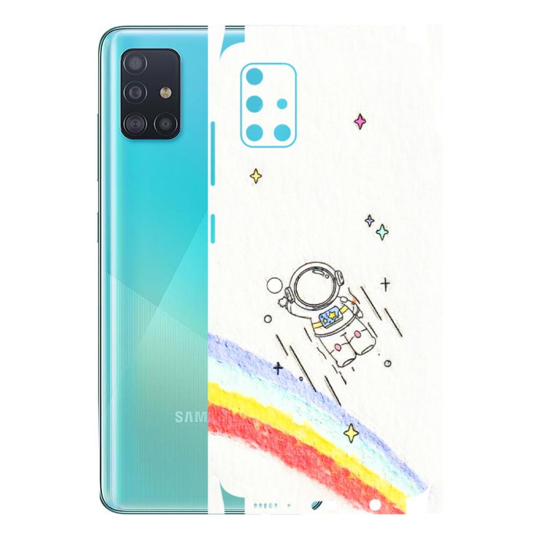 Samsung A/S Series Phone Skins (All Models) - Milkyway Astronaut - 3D Embossed Finish (L-110) Samsung Galaxy A51