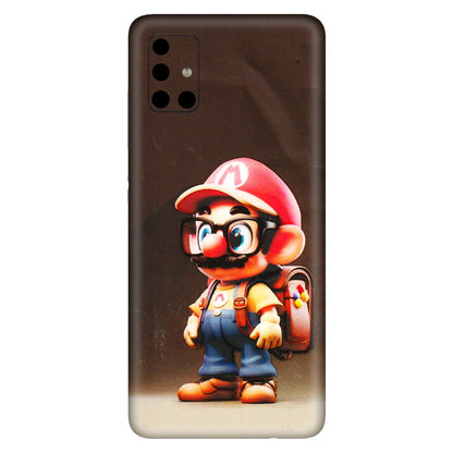 Samsung A/S Series Phone Skins (All Models) - Little Mario - 3D Embossed Finish (L-119) Samsung Galaxy A51