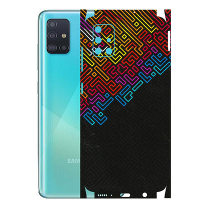 Samsung A/S Series Phone Skins (All Models) - Dotme Pattern Art - 3D Embossed Finish (L-121) Samsung Galaxy A51