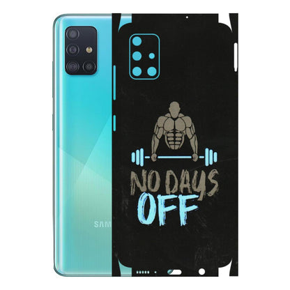 Samsung A/S Series Phone Skins (All Models) - Gym Lover - 3D Embossed Finish (L-127) Samsung Galaxy A51