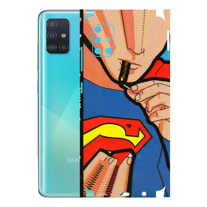 Samsung A/S Series Phone Skins (All Models) - Superman Sutta - 3D Embossed Finish (L-130) Samsung Galaxy A51