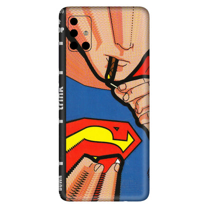 Samsung A/S Series Phone Skins (All Models) - Superman Sutta - 3D Embossed Finish (L-130) Samsung Galaxy A51
