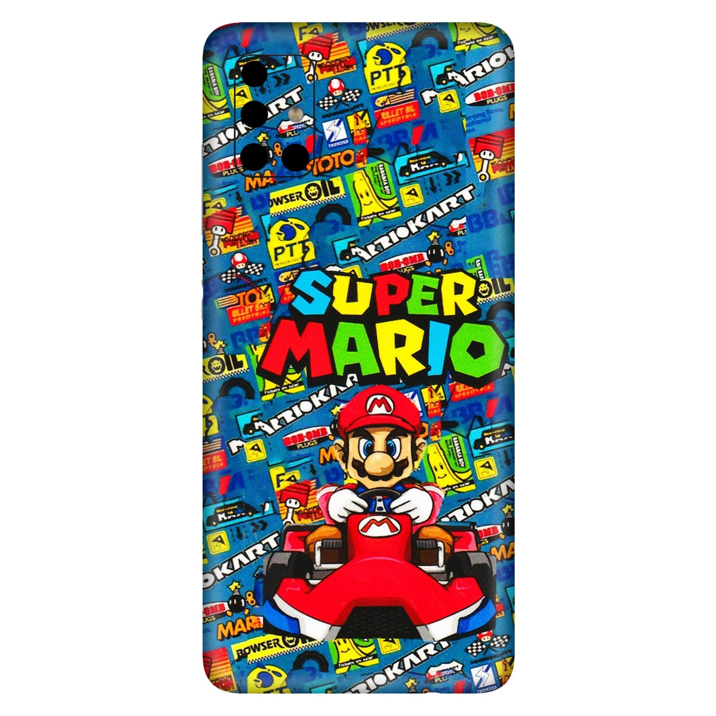 Samsung A/S Series Phone Skins (All Models) - Super Mario Kart - 3D Embossed Finish (L-140) Samsung Galaxy A51