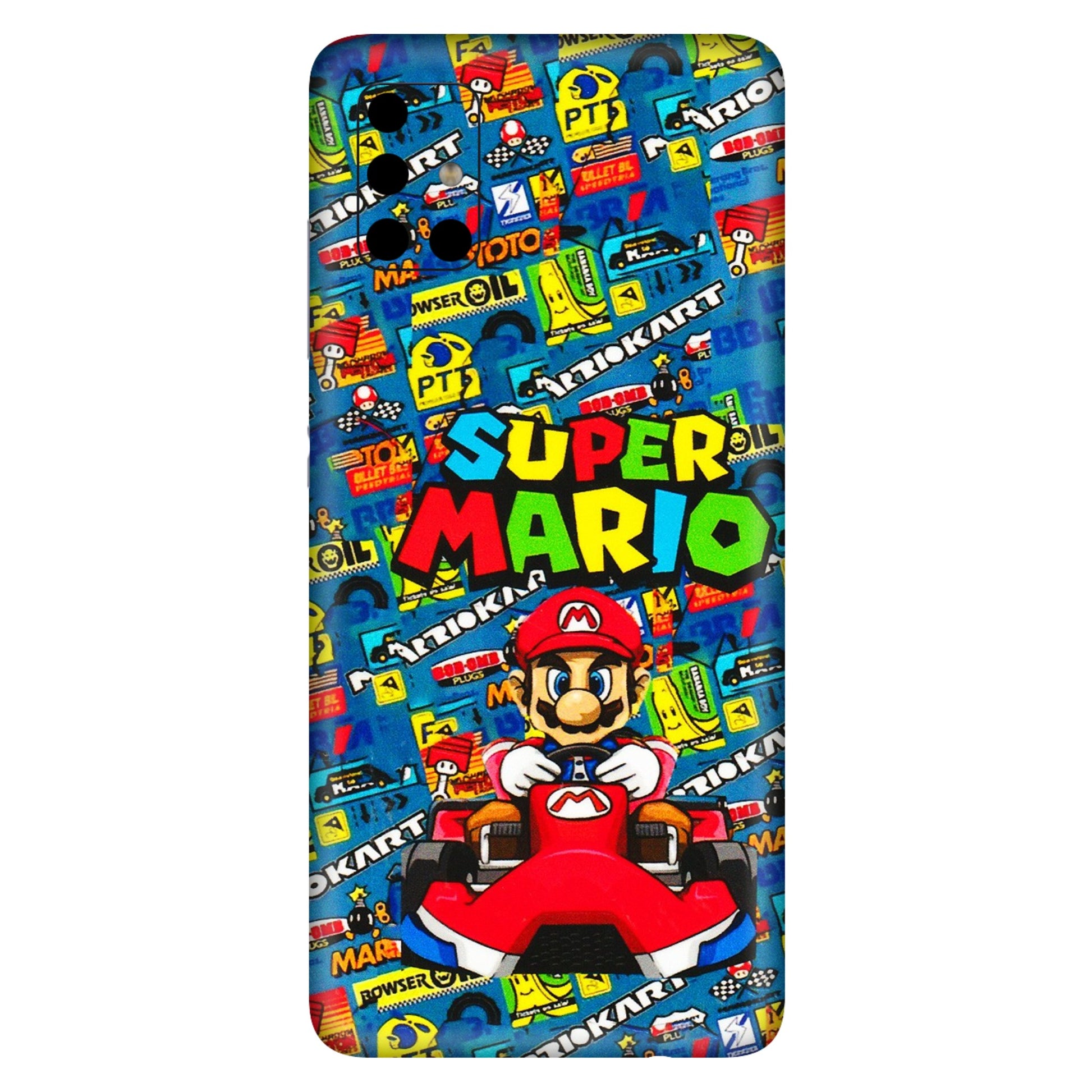 Samsung A/S Series Phone Skins (All Models) - Super Mario Kart - 3D Embossed Finish (L-140) Samsung Galaxy A51