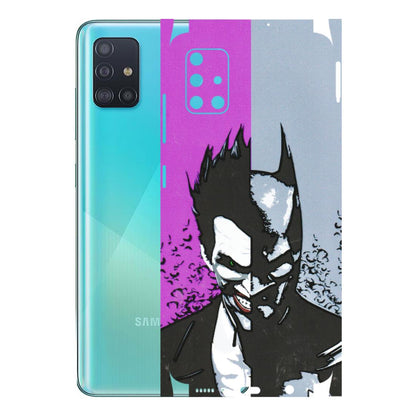 Samsung A/S Series Phone Skins (All Models) - Batman & Joker - 3D Embossed Finish (L-143) Samsung Galaxy A51
