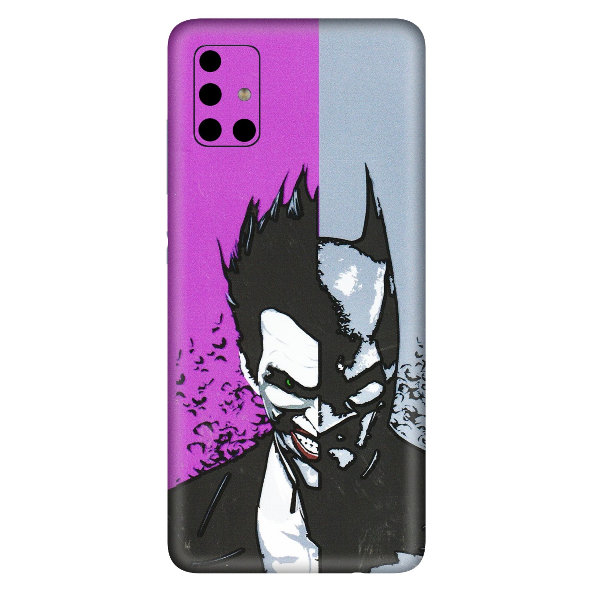 Samsung A/S Series Phone Skins (All Models) - Batman & Joker - 3D Embossed Finish (L-143) Samsung Galaxy A51