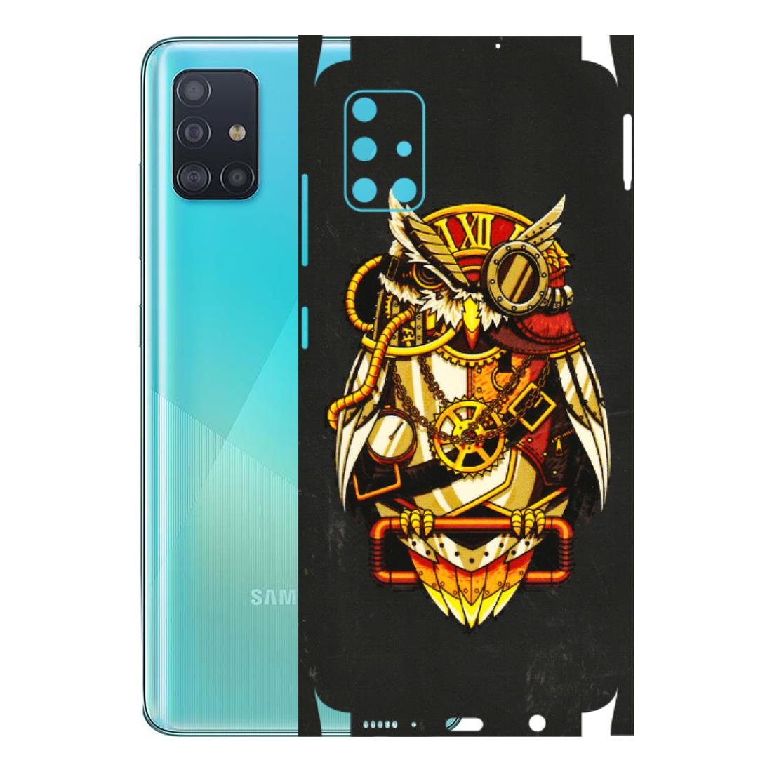 Samsung A/S Series Phone Skins (All Models) - Classy Smart Owl - 3D Embossed Finish (L-144) Samsung Galaxy A51