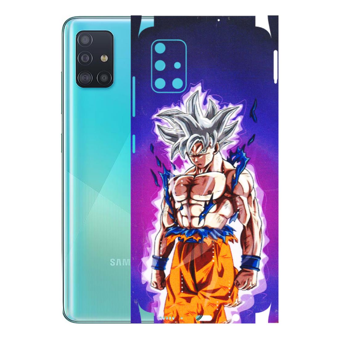 Samsung A/S Series Phone Skins (All Models) - Goku Purple Anime - 3D Embossed Finish (L-147) Samsung Galaxy A51